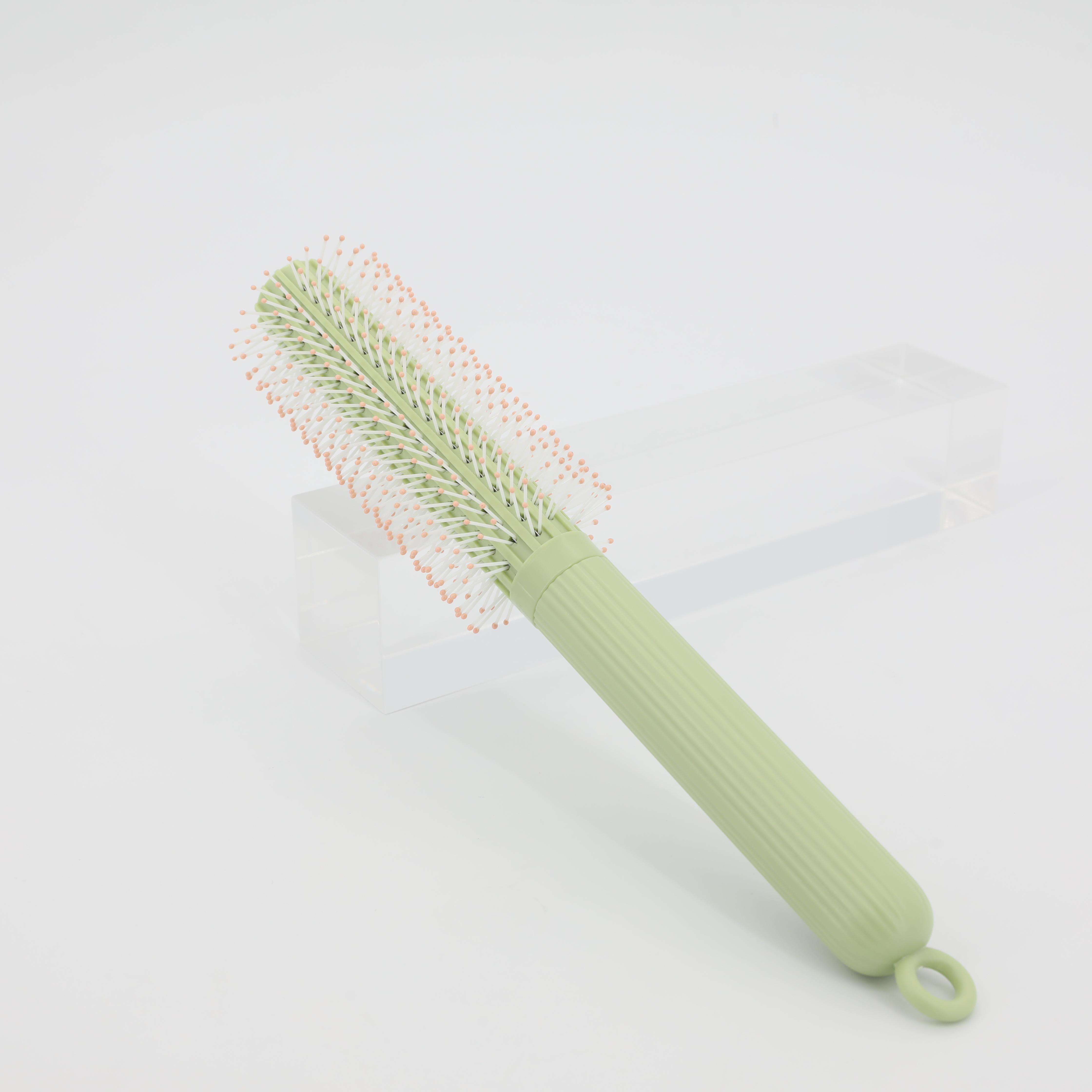 Customized Logo Anti-Static Detangler Hair Brush for Women Comfortable Hairdressing Tool with Elegant Appearancce Home Salon Use